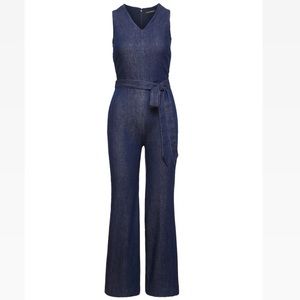 BRAND NEW Banana Republic Denim Tie-Waist Jumpsuit